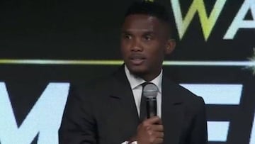 Eto'o: "Gracias a ti, Fabio, mi familia puede comer"