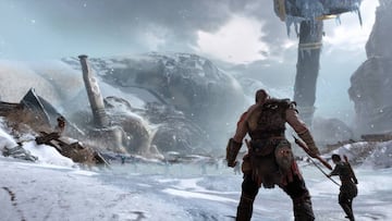 Kratos y su hijo Atreus en God of War.