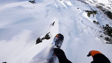 Bajada de Travis Rice en Hakuba (Japón), primera parada del Freeride World Tour (FWT) 2019.