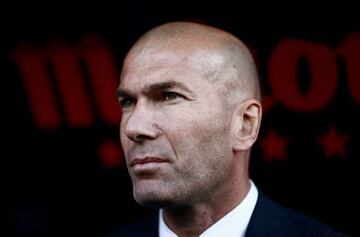 Real Madrid's French coach Zinedine Zidane