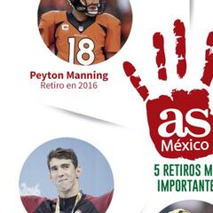 Los 5 retiros deportivos más importantes de los últimos años