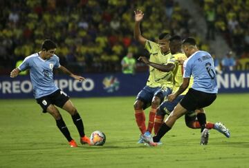 La Selección Colombia cayó 1-3 ante Uruguay en el último encuentro del Torneo Preolímpico y se quedó sin cupo a los Juegos Olímpicos 