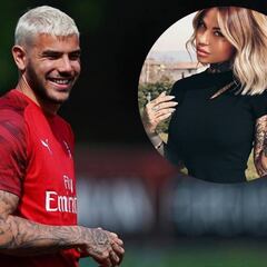 Theo Hernández, cazado en un barco con su nueva novia, la modelo Zoe Cristofoli