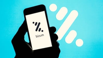 In this photo illustration a Bizum logo seen displayed on a smartphone with a Bizum logo in the background. (Photo by DAX Images/NurPhoto via Getty Images)