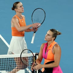 Sabalenka y Svitolina, sin saludo y con previo aviso
