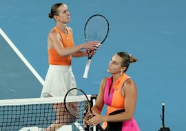 Sabalenka y Svitolina, sin saludo y con previo aviso