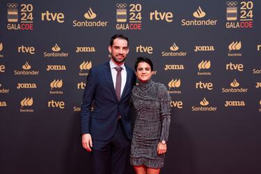 Los marchadores olímpicos Álvaro Martín y María Pérez.