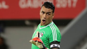 Essam El Hadary, portero de Egipto. 