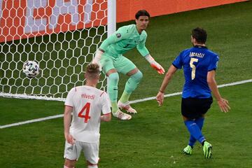 1-0. Manuel Locatelli marca el primer gol.