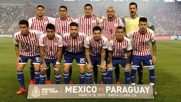 Selecci&oacute;n Paraguay en amistoso 