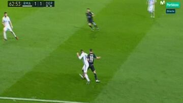 ¿Hubo falta de Florin Andone a Casemiro en el 1-1 del Depor?