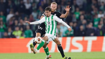 Rodri, en la Europa League.