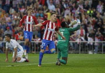 Gameiro celebra el 3-1.