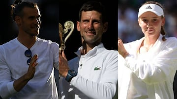 Las mejores historias del fin de semana: Novak Djokovic, Gareth Bale, Elena Rybakina...