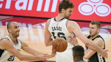 Pau Gasol hace historia con Ginóbili como gran testigo