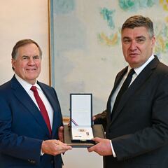 Why did Bill Belichick receive Croatian citizenship from the country’s prime-minister?