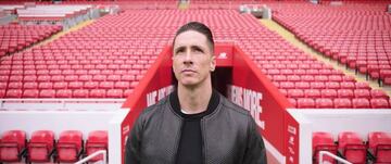 Fernando Torres, en Anfield.