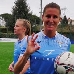 Adriana Martín asciende con el Lazio como máxima goleadora