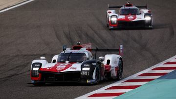 Los Toyota en las 8H de Bahréin del WEC.