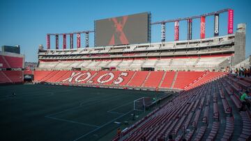   General View Stadium during the game Tijuana vs Pumas UNAM, corresponding to Round 01 of the Torneo Apertura 2023 of the Liga BBVA MX, at Caliente Stadium, on June 30, 2023.

<br><br>

Vista general del Estadio durante el partido Tijuana vs Pumas UNAM, correspondiente a la Jornada 01 del Torneo Apertura 2023 de la Liga BBVA MX , en el Estadio Caliente, el 30 de Junio de 2023.