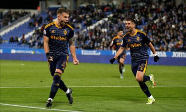 El central del equipo berciano se encargó de empatar el partido ante el Leganés, aunque finalmente perdieron 2-1. Amo sacó provecho de un córner y conectó un buen remate en el área pequeña.  