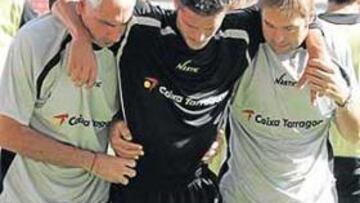 <b>LAMENTABLE. </b>La lesión de Óscar, hace unos días, fue más grave de lo pensado.