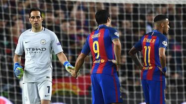 Guardiola, entre Bravo y Ter Stegen