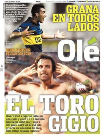 Portadas de la prensa deportiva