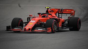 Charles Leclerc (Ferrari SF90). Sochi, Rusia. F1 2019.