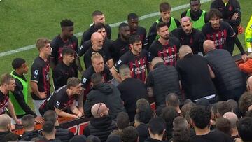 La FIGC investiga sobre el encuentro entre Milan y ultras