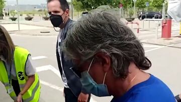 El palo de Jorge Messi al Barça a su llegada al Prat