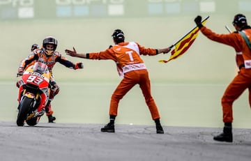 Marc Marquez venció en el GP de Alemania en el Circuito de Sachsenring