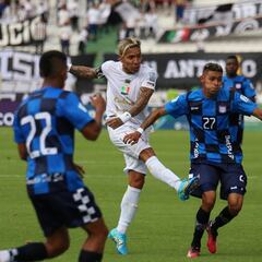 Dayro Moreno le da la victoria a Once Caldas ante Boyacá Chicó