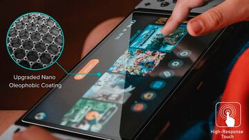 Cristal para pantalla de Nintendo Switch.