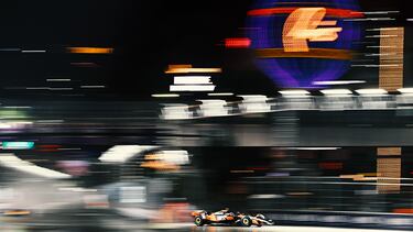 Oscar Piastri durante el Gran Premio de Las Vegas de la Fórmula 1.