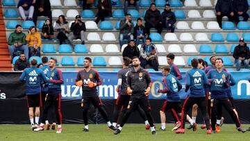 Entrenamiento selecci&oacute;n sub-21.