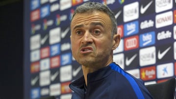 Luis Enrique evita hablar de su renovación y de Quique