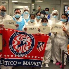 Almeida tira de un lema atlético ante la crisis del coronavirus