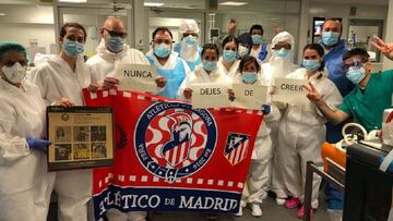 Los sanitarios del Hospital Joan XXIII aplican el lema 'Nunca dejes de creer'