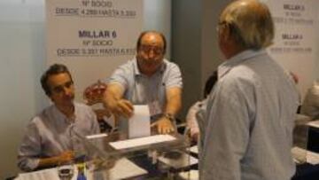 Elecciones a compromisario del Real Madrid.