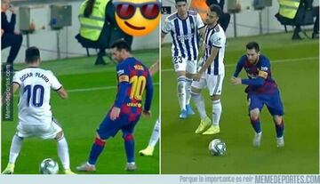 Messi protagonista de los memes del FC Barcelona