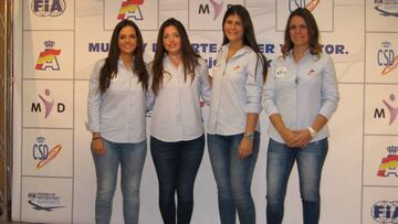 Cristina Gutiérrez, Alba Cano, Emma Falcón y Ángela Vilariño.