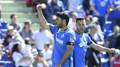 Molina, celebrando un gol.