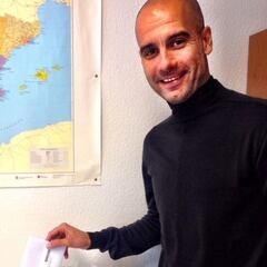 Pep Guardiola ya ha votado para las elecciones del 27-S