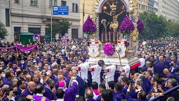 Restricción vehicular por la procesión del Señor de los Milagros: qué zonas se cerrarán y hasta cuándo