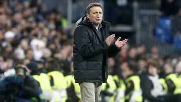 Eusebio Sacrist&aacute;n, entrenador de la Real Sociedad. 