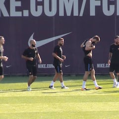 El Barcelona luce 'tableta': Piqué y la MSN presumen de cuerpo
