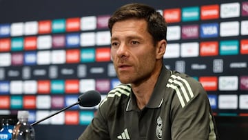 Xabi Alonso, en conferencia de prensa.