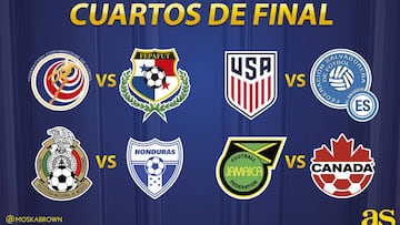 Definidos los cuartos de final de la Copa Oro: USA vs El Salvador