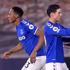 Everton necesita de James y Mina para conseguir su objetivo